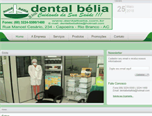 Tablet Screenshot of dentalbelia.com.br